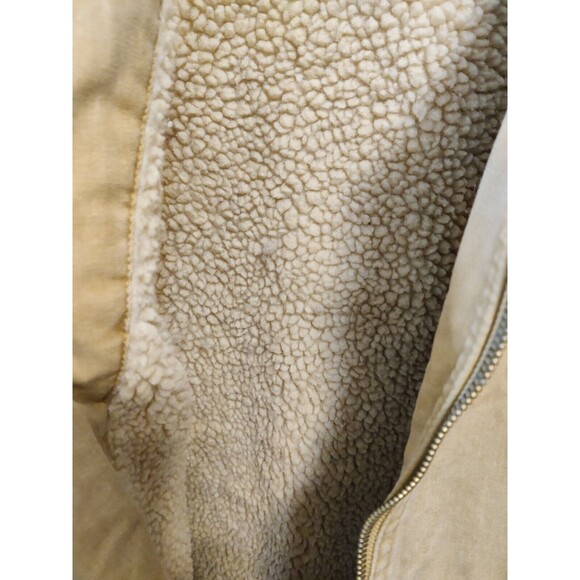 Wrangler Hero Sherpa Lined Denim Vest Size Men’s XL-Brown/Tan Color - Picture 7 of 12